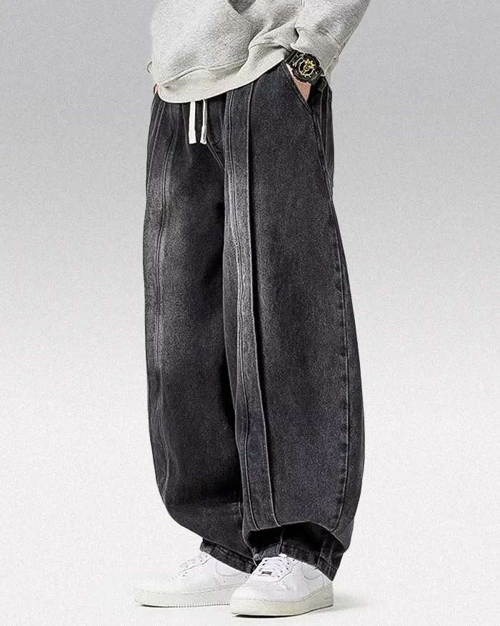 Denim harem trousers "Kyota" - Image 11