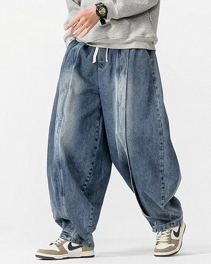 Denim harem trousers "Kyota" - Image 2