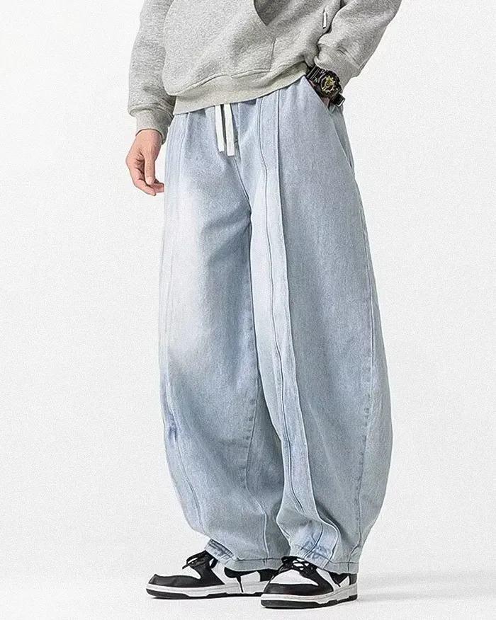 Denim harem trousers "Kyota" - Image 3