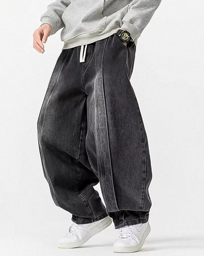 Denim harem trousers "Kyota" - Image 4