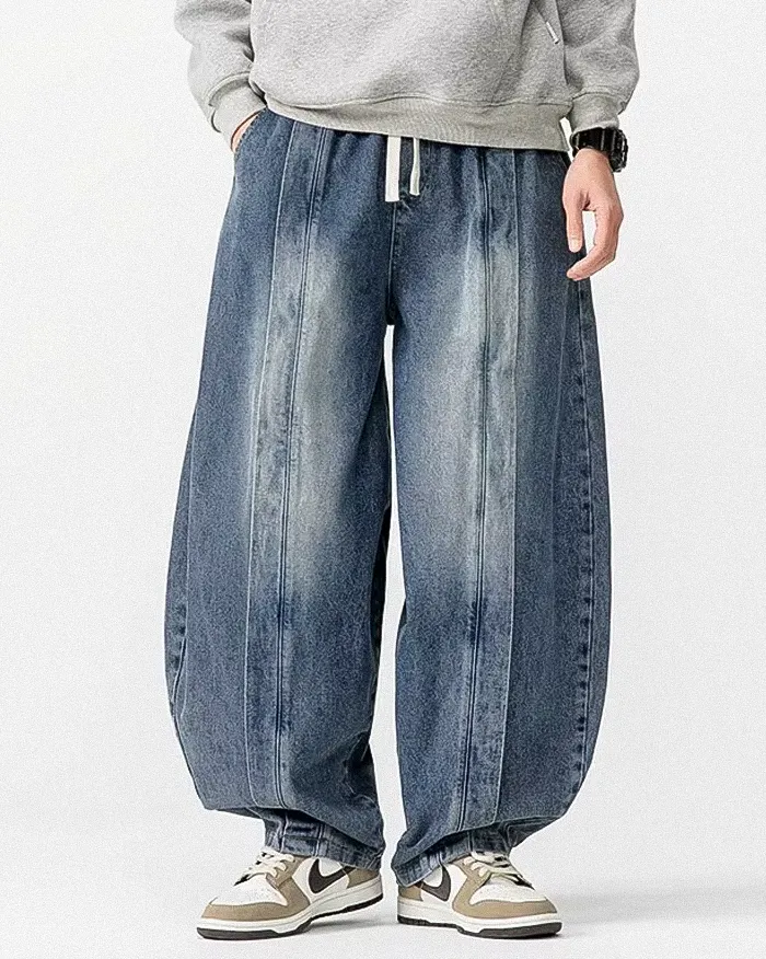 Denim harem trousers "Kyota" - Image 6