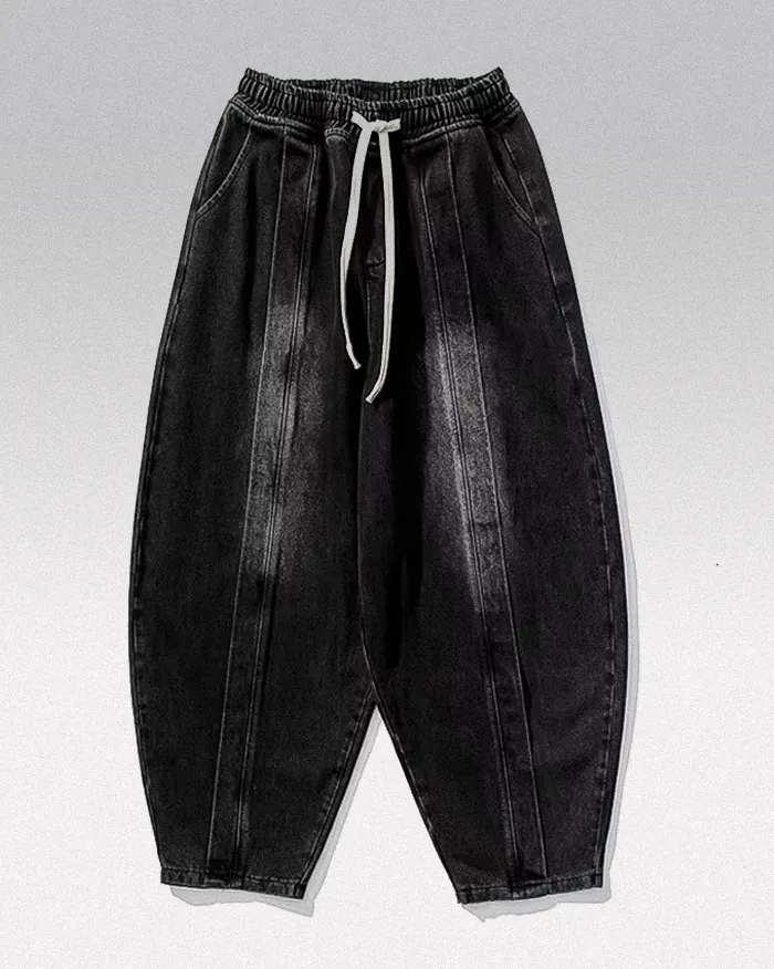 Denim harem trousers "Kyota" - Image 8