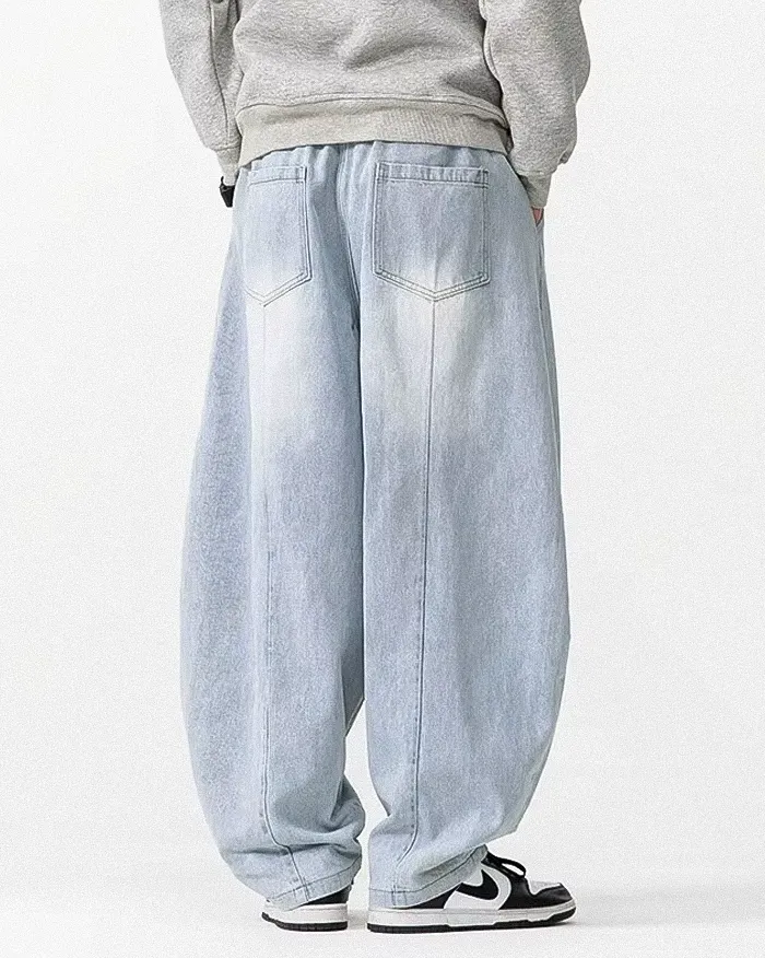 Denim harem trousers "Kyota" - Image 9
