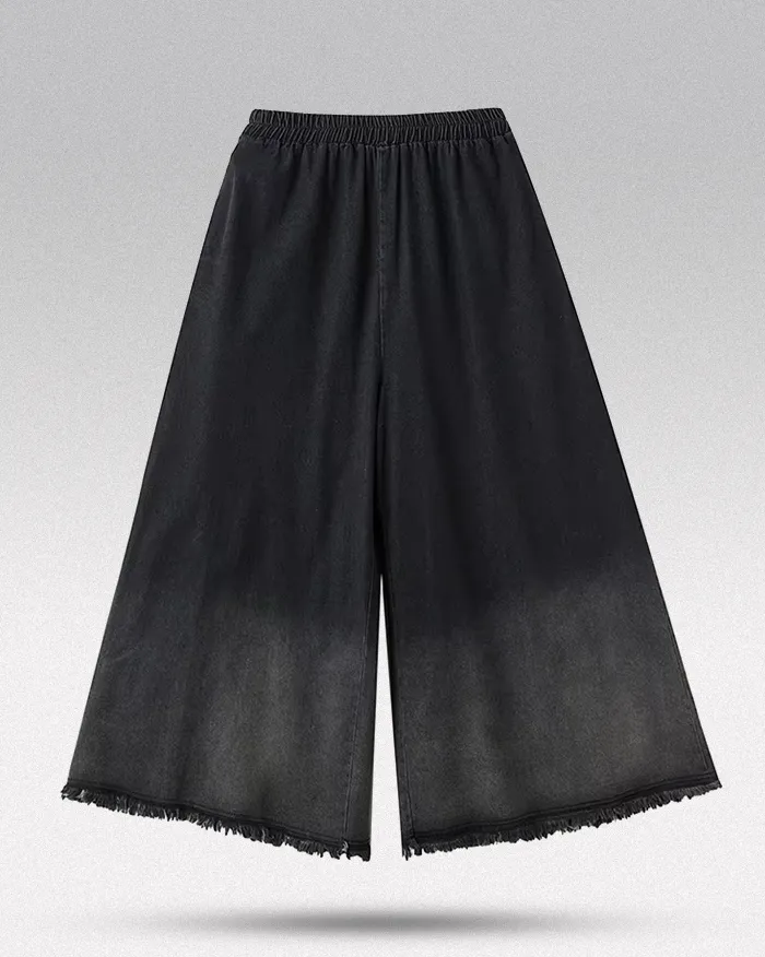 Denim Women Hakama Pants "Kyonan" - Image 3