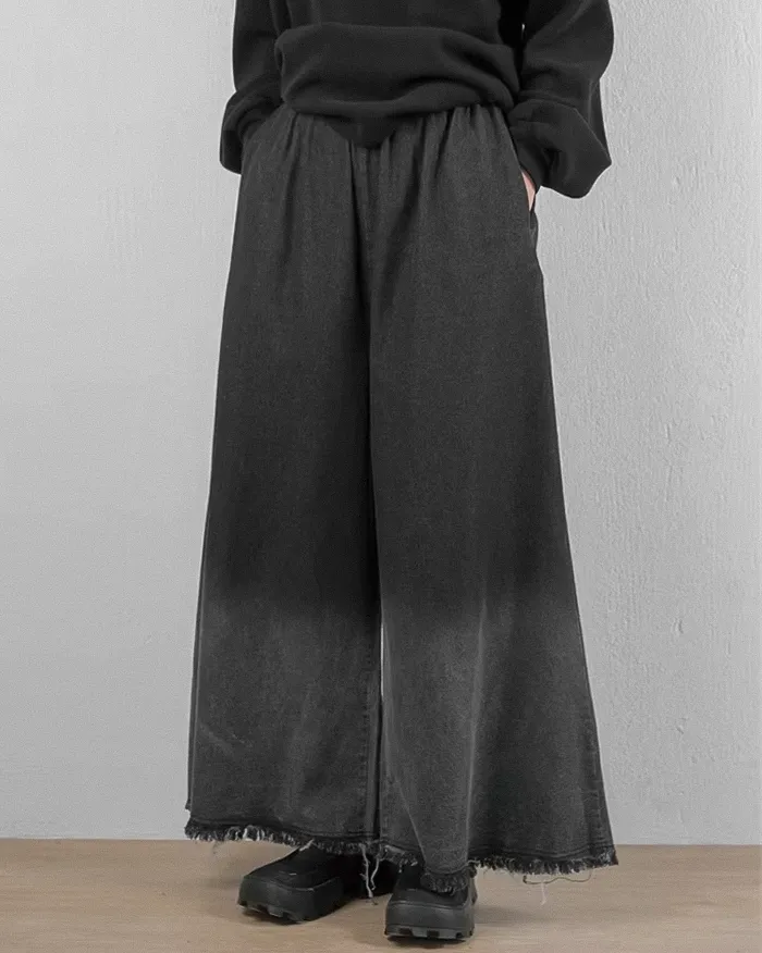 Denim Women Hakama Pants "Kyonan" - Image 9