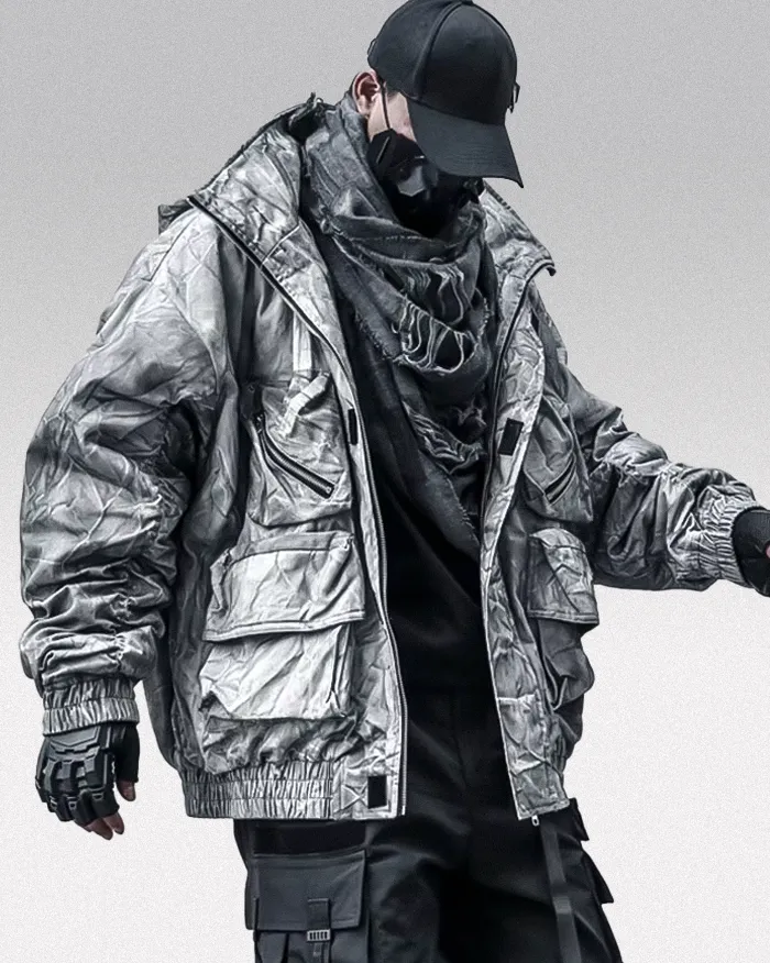 Distressed jacket "Dawara"