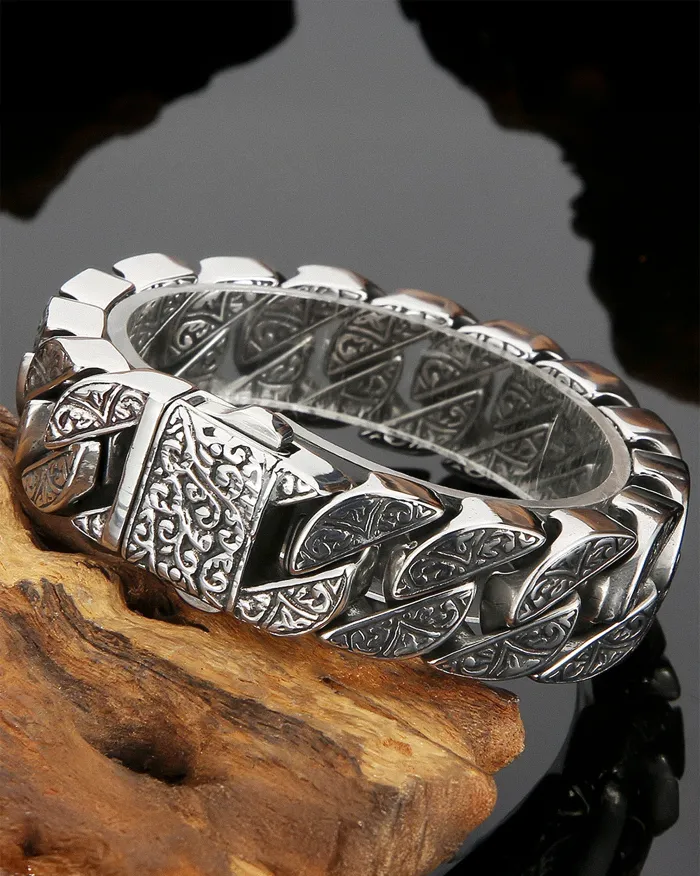 Engraved stainless steel bracelet "Fynix" - Image 4