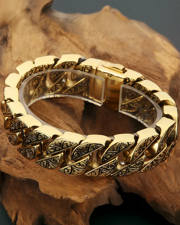 Engraved stainless steel bracelet "Fynix" - Image 5