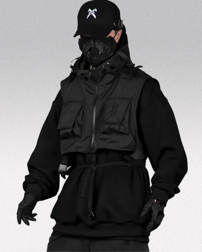 Fake two Pieces Hoodie "Kaizu" - Image 5
