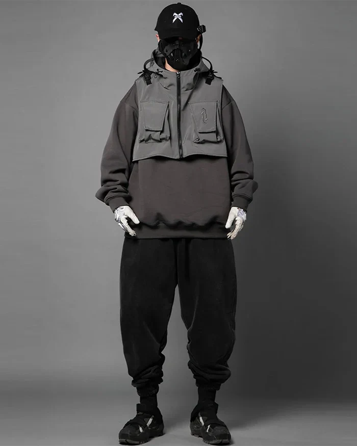 Fake two Pieces Hoodie "Kaizu" - Image 6