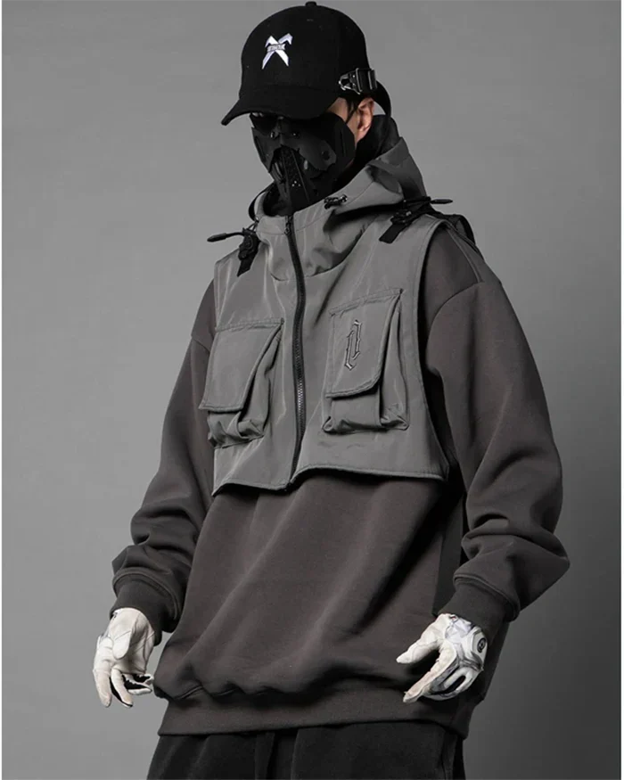 Fake two Pieces Hoodie "Kaizu" - Image 8