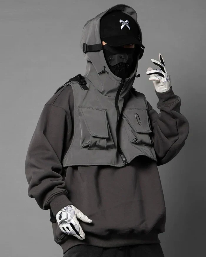 Fake two Pieces Hoodie "Kaizu" - Image 9