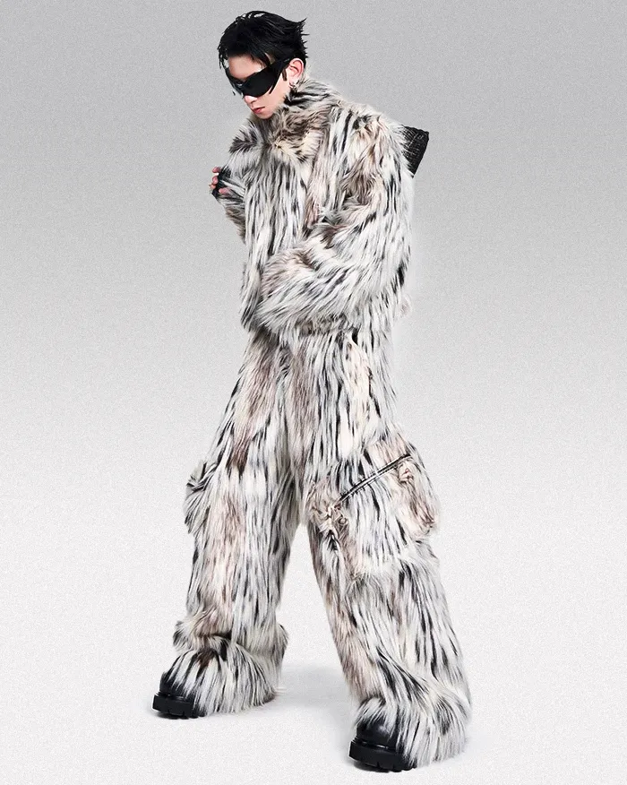 Faux fur jacket "Loxi" - Image 7
