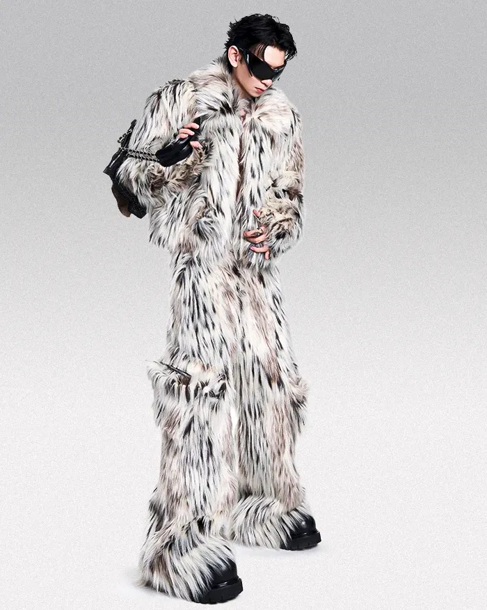 Faux fur jacket "Loxi" - Image 9