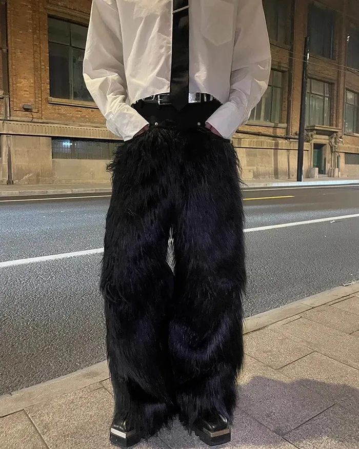 Faux Fur Pants "Zorron" - Image 10