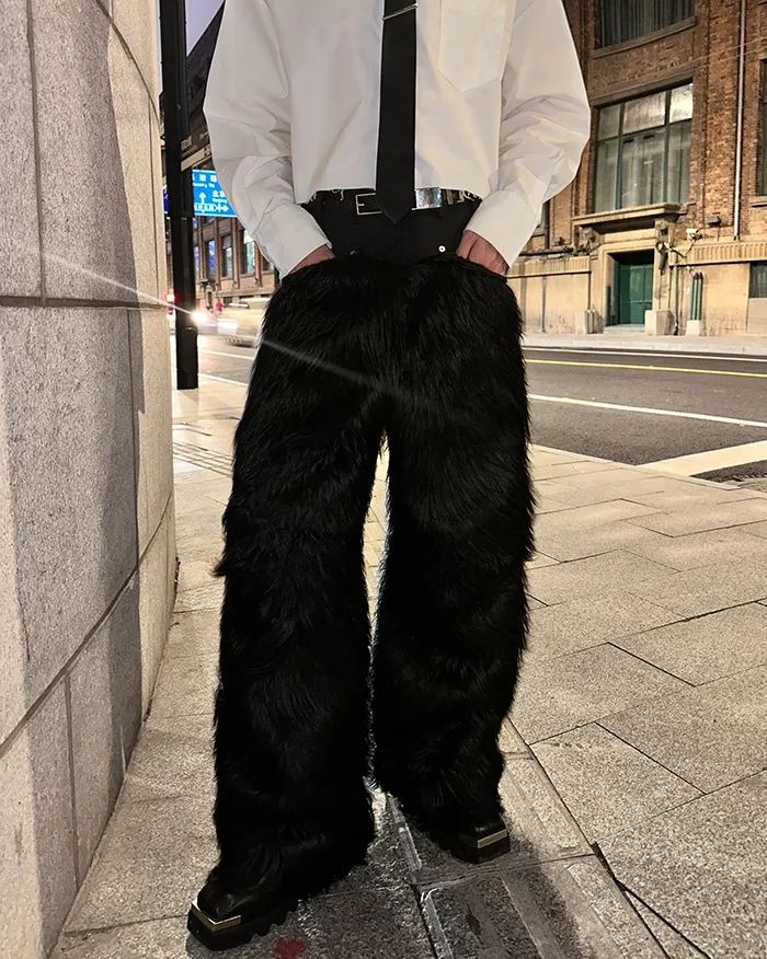 Faux Fur Pants "Zorron" - Image 4
