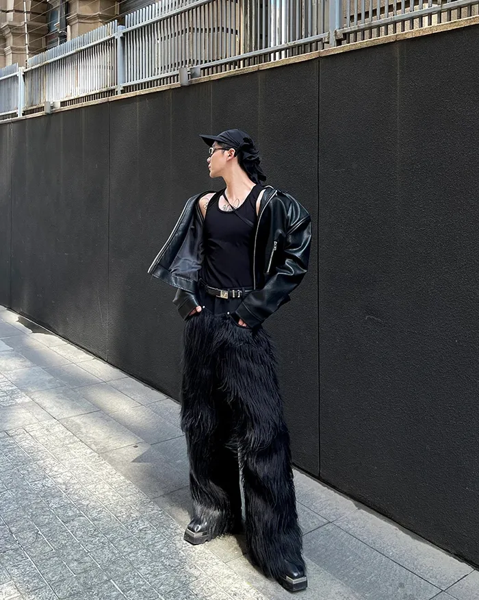 Faux Fur Pants "Zorron" - Image 7