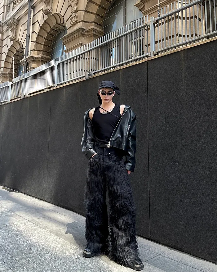 Faux Fur Pants "Zorron" - Image 8