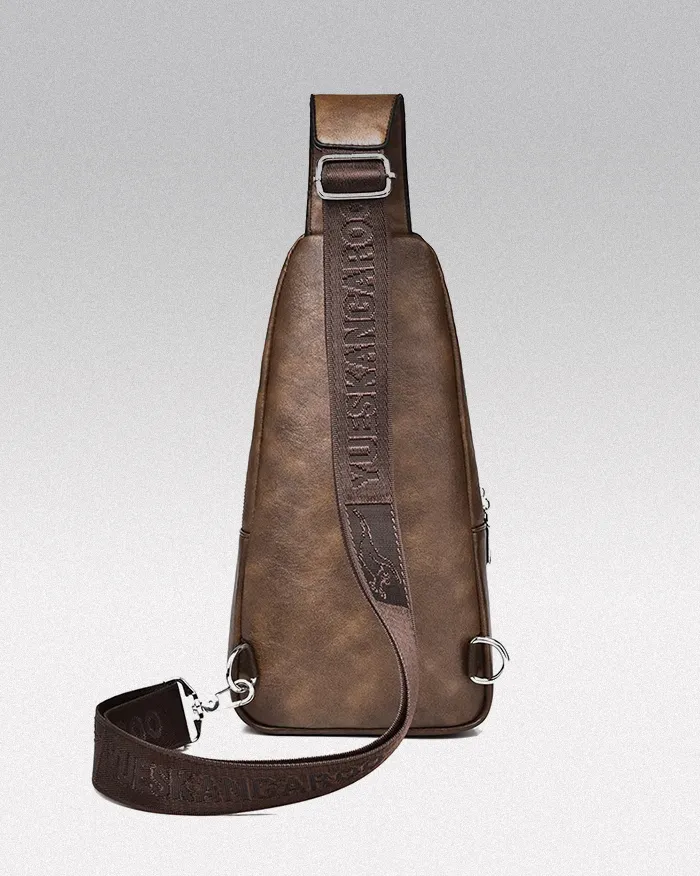 Faux leather crossbody bag "Yokashi" - Image 11