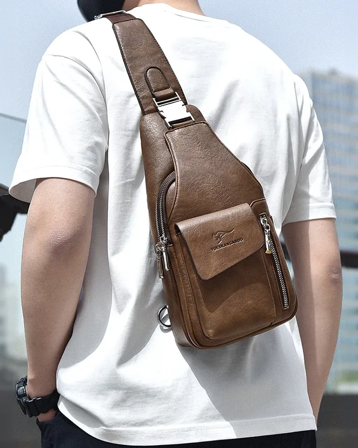 Faux leather crossbody bag "Yokashi" - Image 13