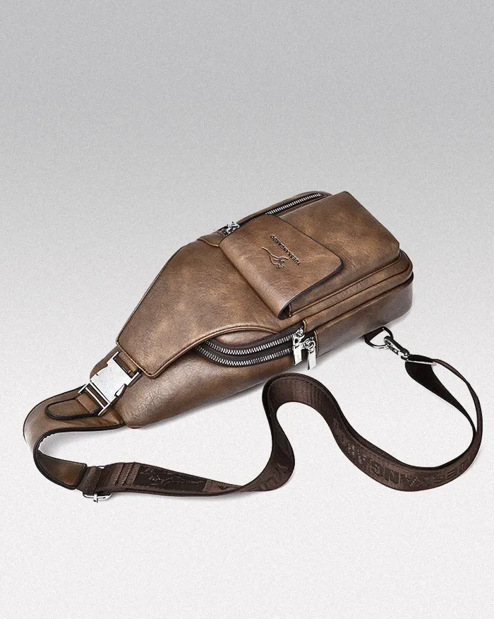 Faux leather crossbody bag "Yokashi" - Image 14