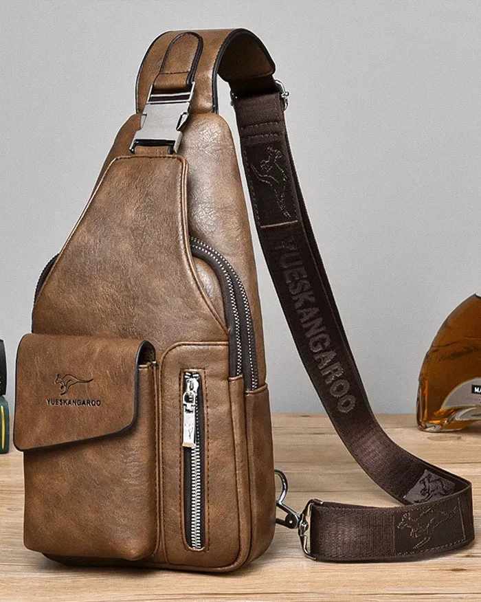 Faux leather crossbody bag "Yokashi" - Image 16