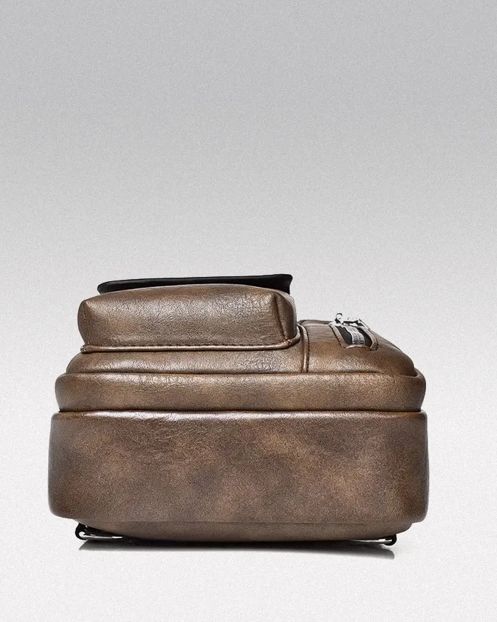 Faux leather crossbody bag "Yokashi" - Image 7