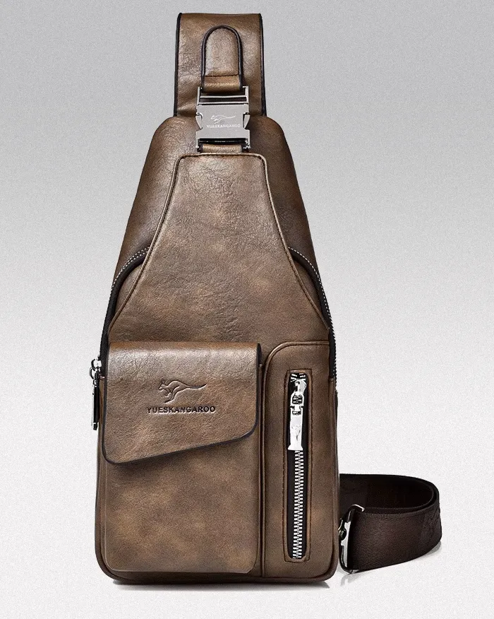 Faux leather crossbody bag "Yokashi" - Image 8