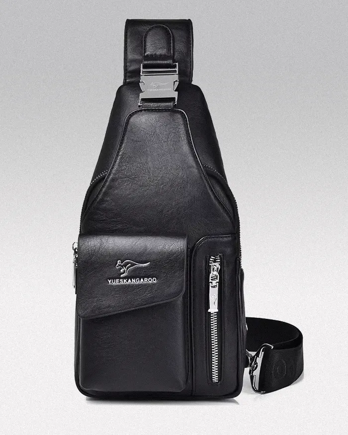 Faux leather crossbody bag "Yokashi" - Image 9