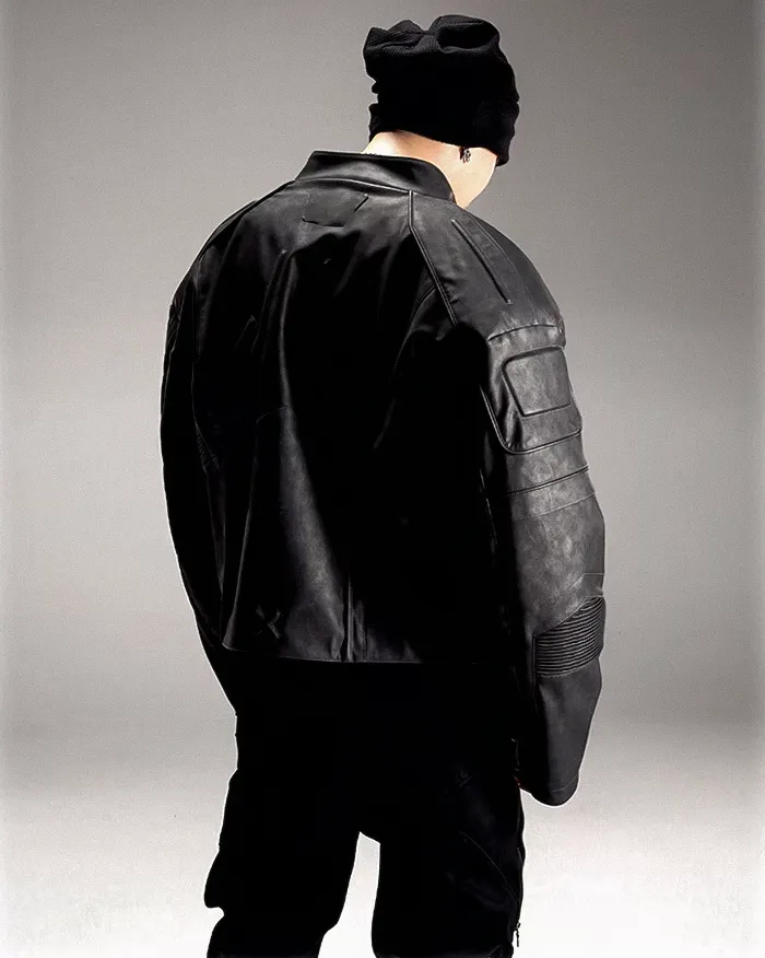 Faux leather jacket "Takagi" - Image 2
