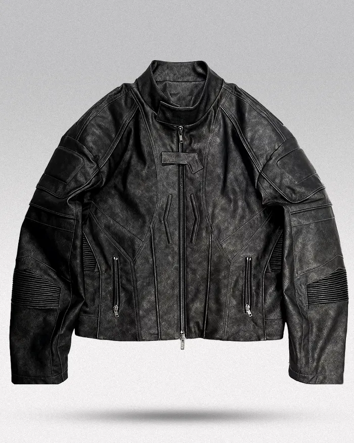 Faux leather jacket "Takagi" - Image 5