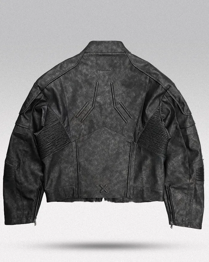 Faux leather jacket "Takagi" - Image 6
