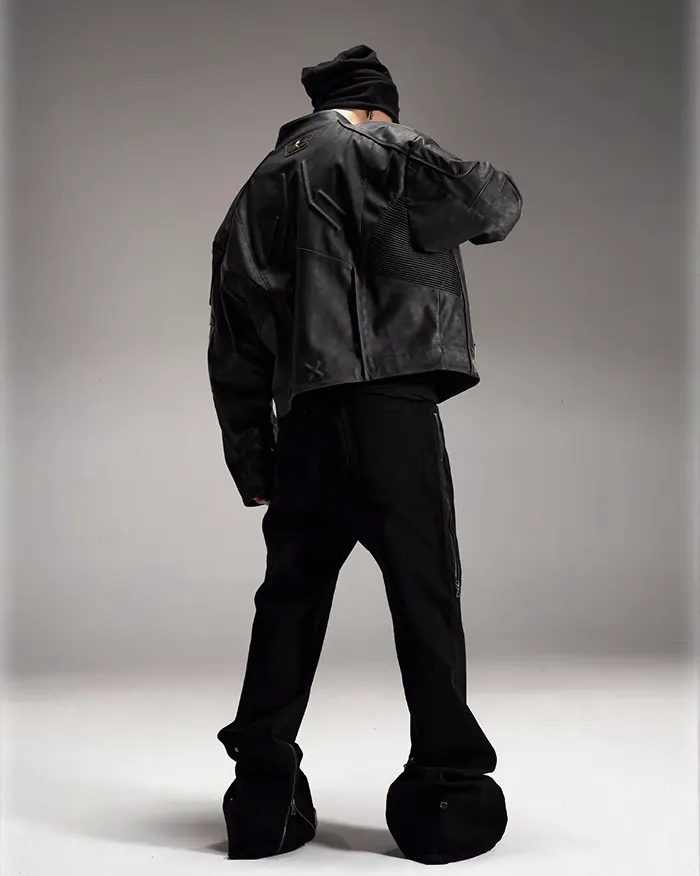 Faux leather jacket "Takagi" - Image 7