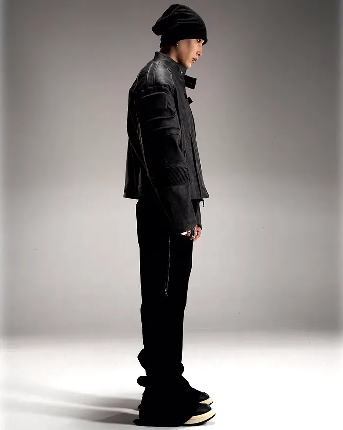 Faux leather jacket "Takagi" - Image 8