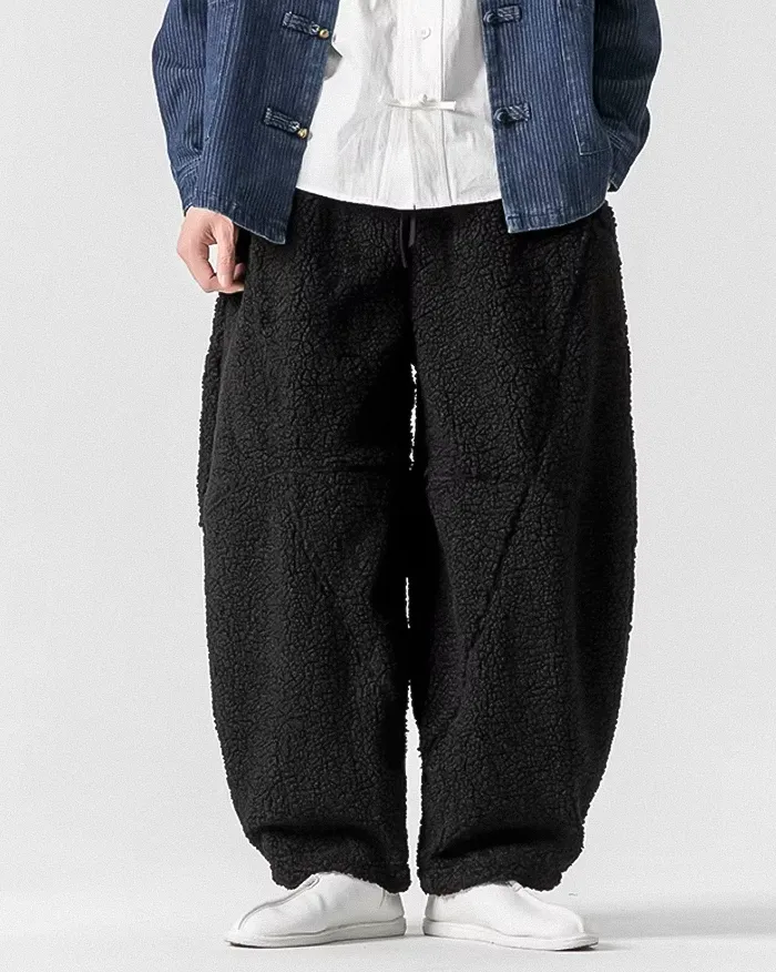 Fleece wool pants "Mugyo" - Image 2