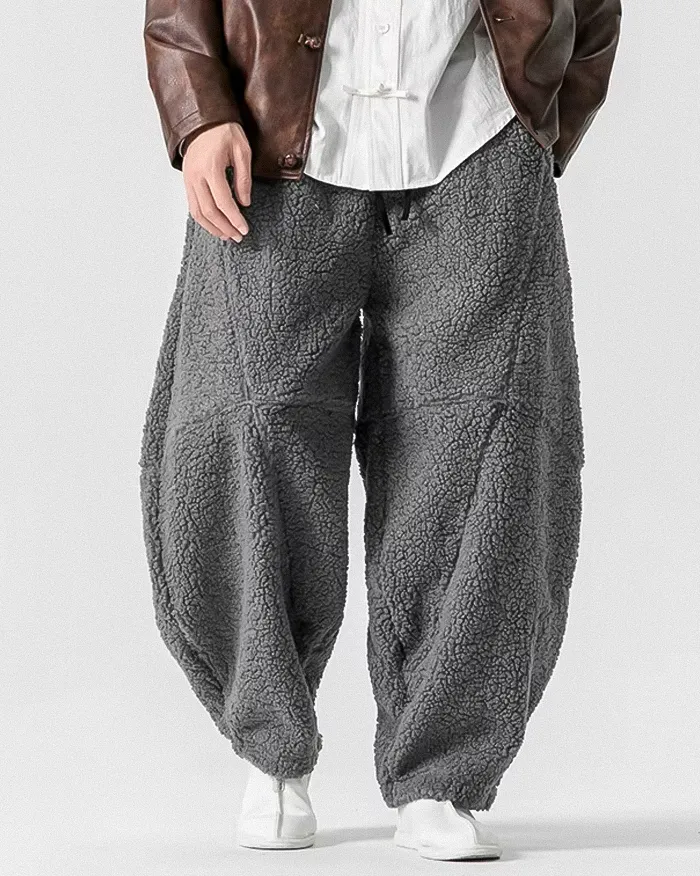 Fleece wool pants "Mugyo" - Image 3