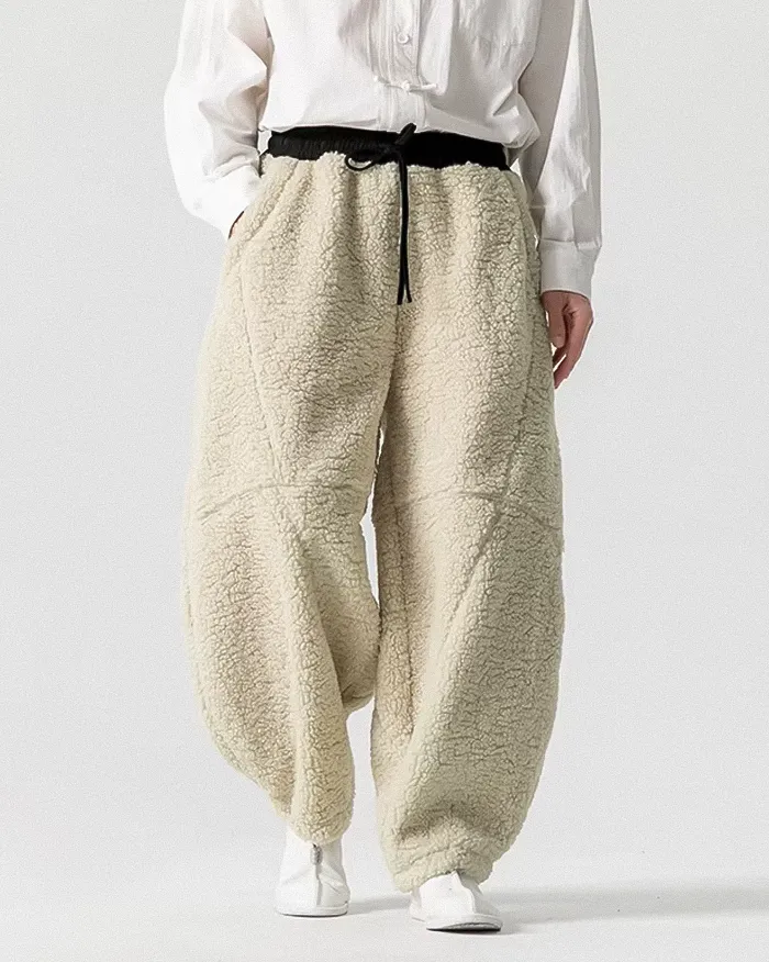 Fleece wool pants "Mugyo" - Image 4