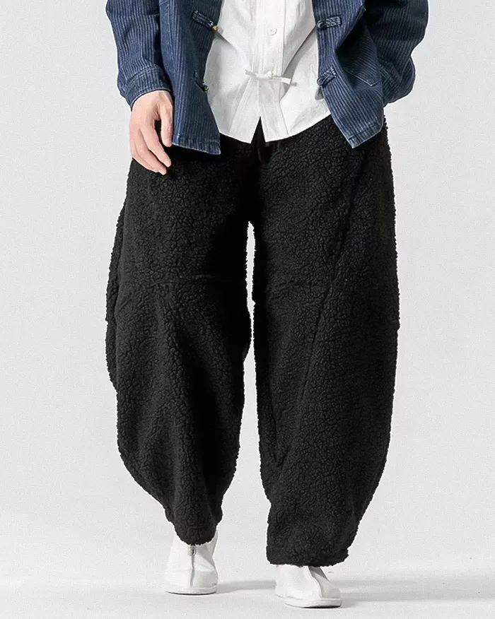 Fleece wool pants "Mugyo" - Image 5