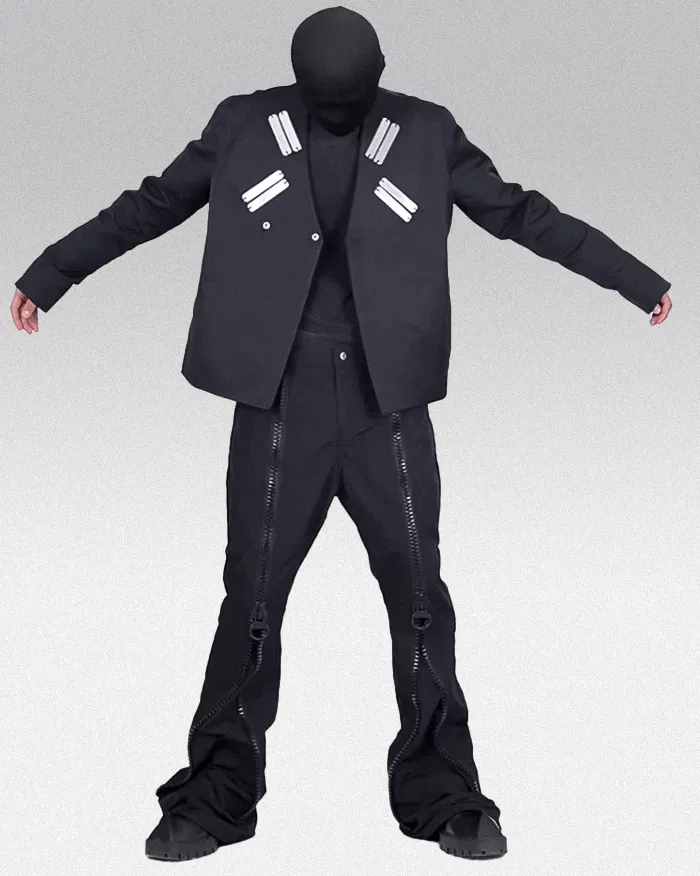 Futuristic cyberpunk pants "Boso" - Image 7