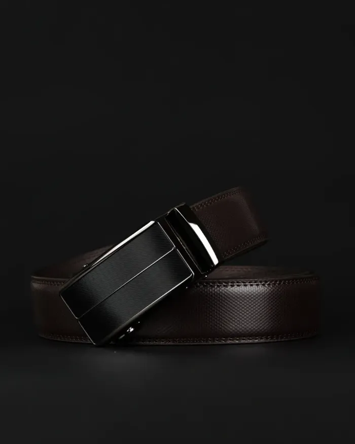 Genuine leather men's belt "Ikugo" - Image 6