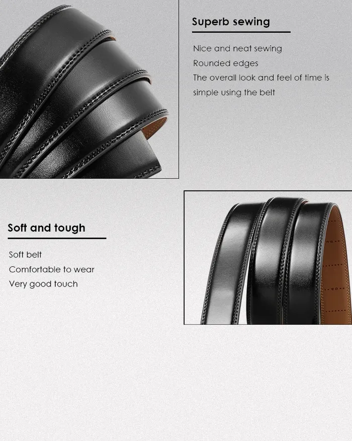 Genuine leather men's belts "Kyusho" - Image 5