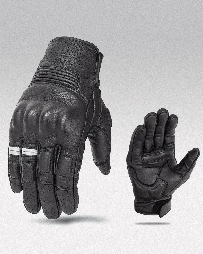 Gloves touch screen leather "Kobara" - Image 4