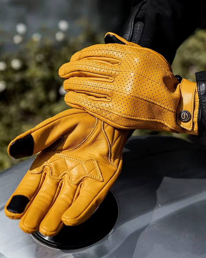 Gloves touch screen leather "Kosa" - Image 13