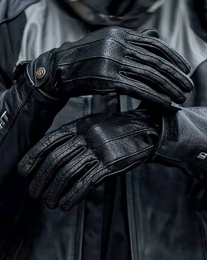 Gloves touch screen leather "Kosa" - Image 16