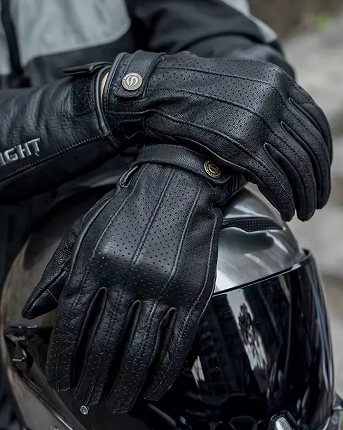 Gloves touch screen leather "Kosa" - Image 17