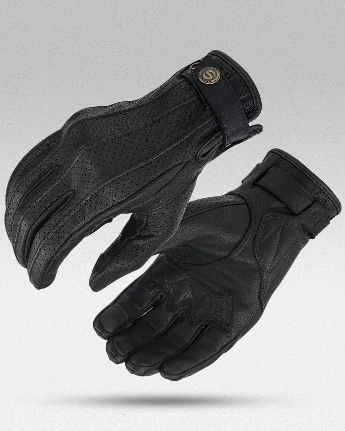 Gloves touch screen leather "Kosa" - Image 3