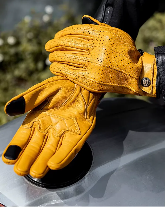 Gloves touch screen leather "Kosa" - Image 7