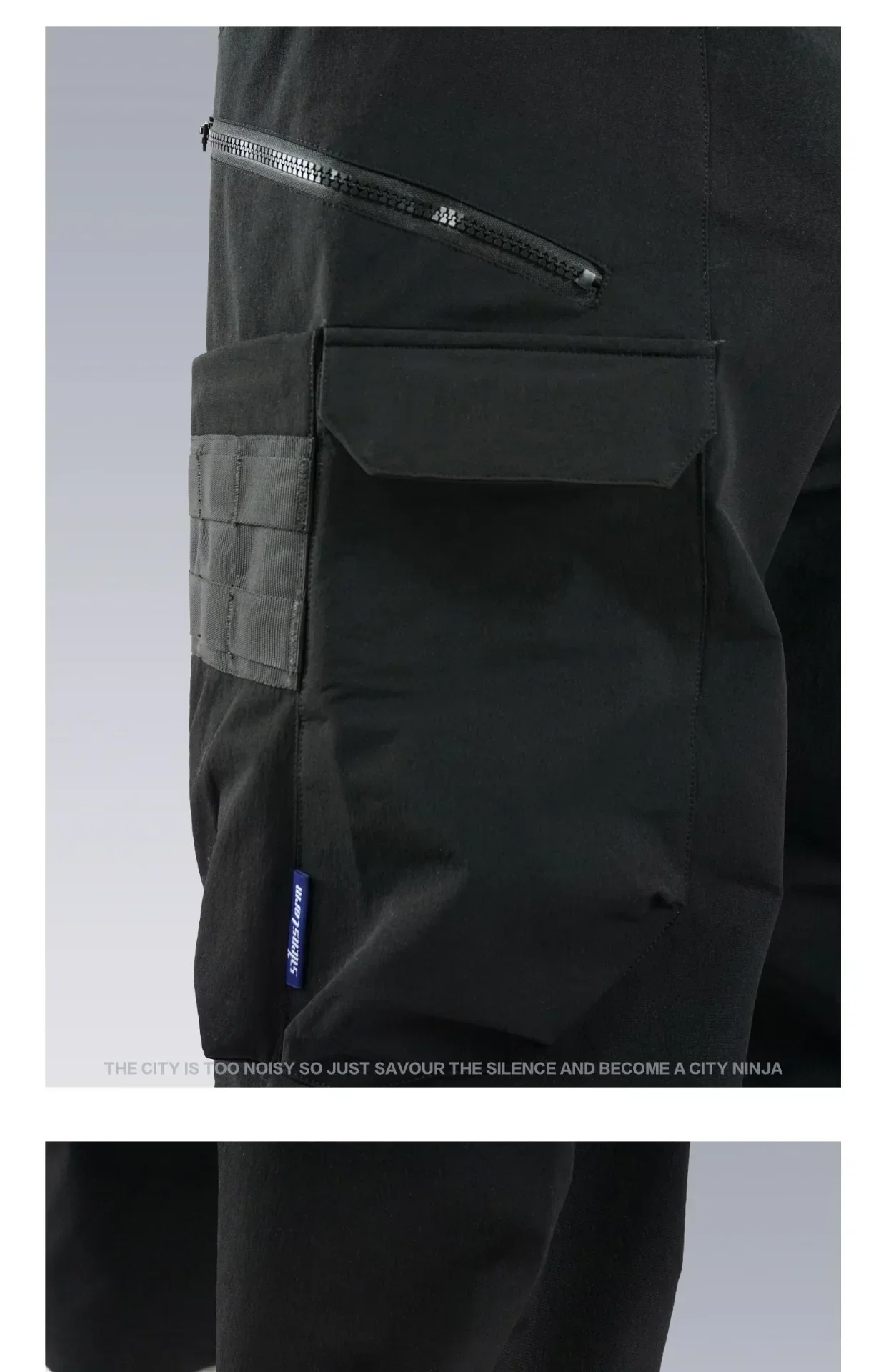 "Granz" Techwear cargo pants - Image 15