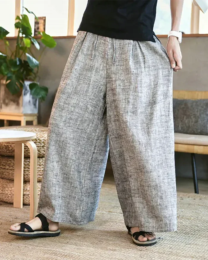 Grey Hakama Pants "Awara" - Image 5