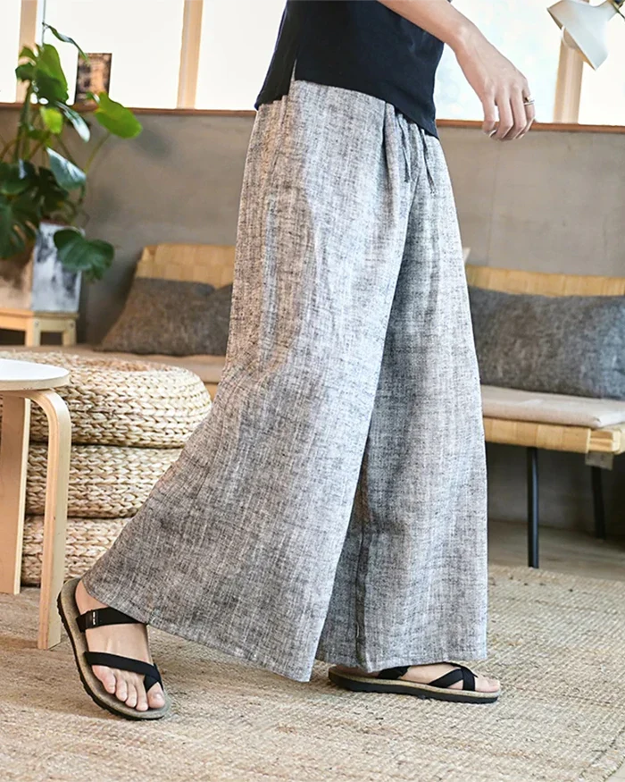 Grey Hakama Pants "Awara" - Image 6